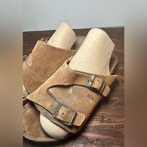 BIRKENSTOCK ZURICH Women’s 6 EU 37 Camel Brown Sandals Buckle.